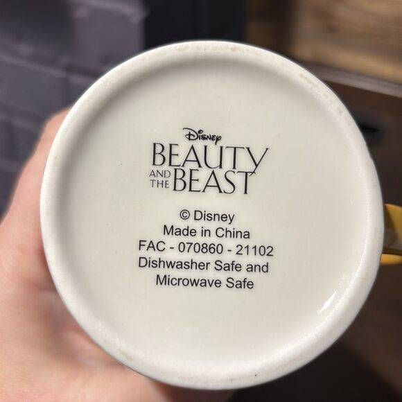 Disney Beauty and the Beast Heart Cutout Coffee Mug - Picture 8 of 10